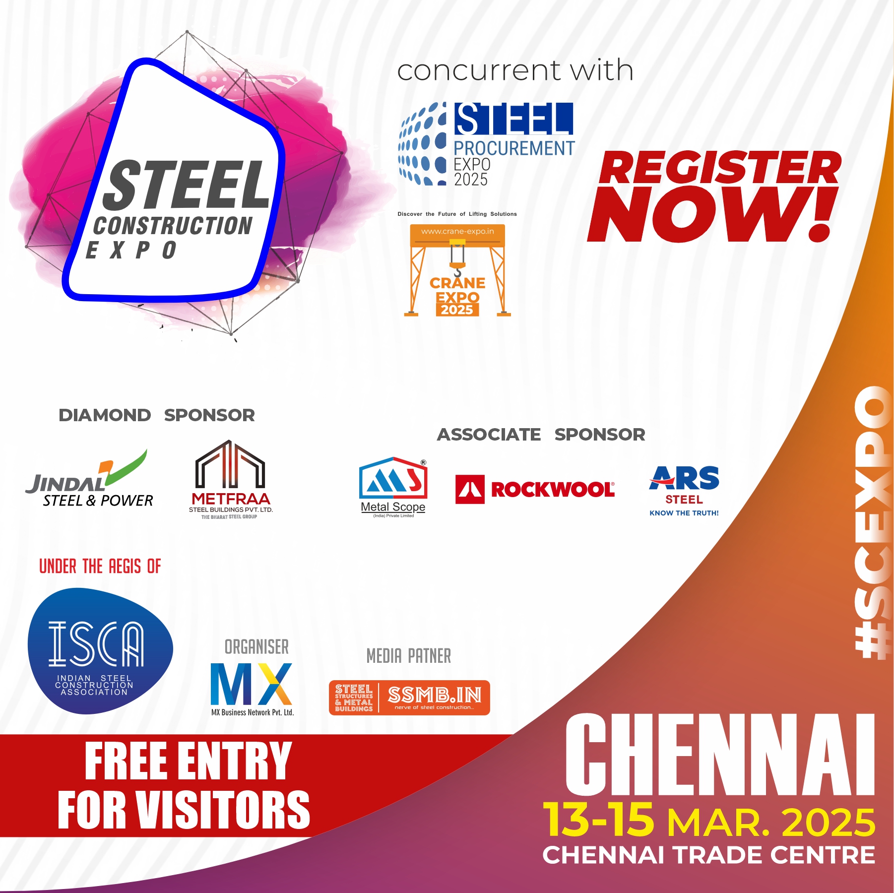 STEEL CONSTRUCTION EXPO CHENNAI 2027 banner